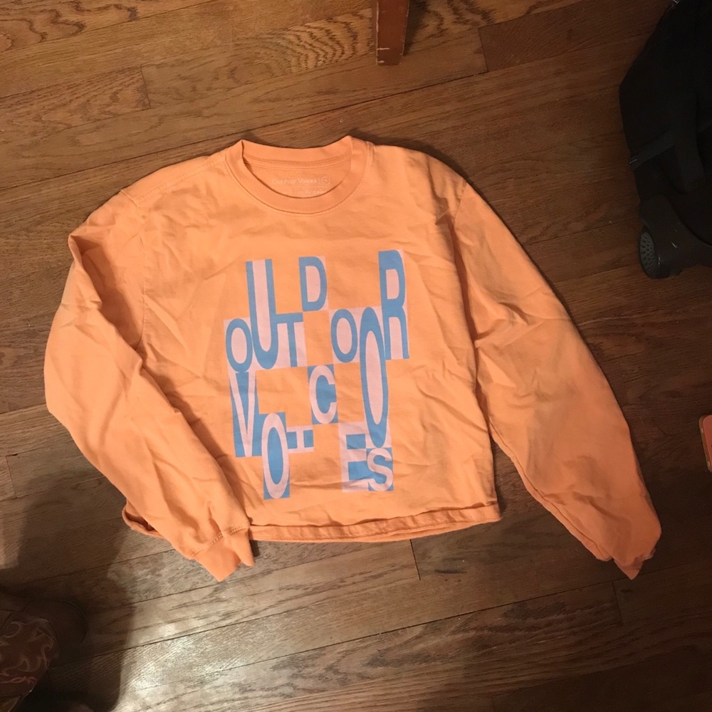 Outdoor Voice Long Sleeve Cropped Shirt